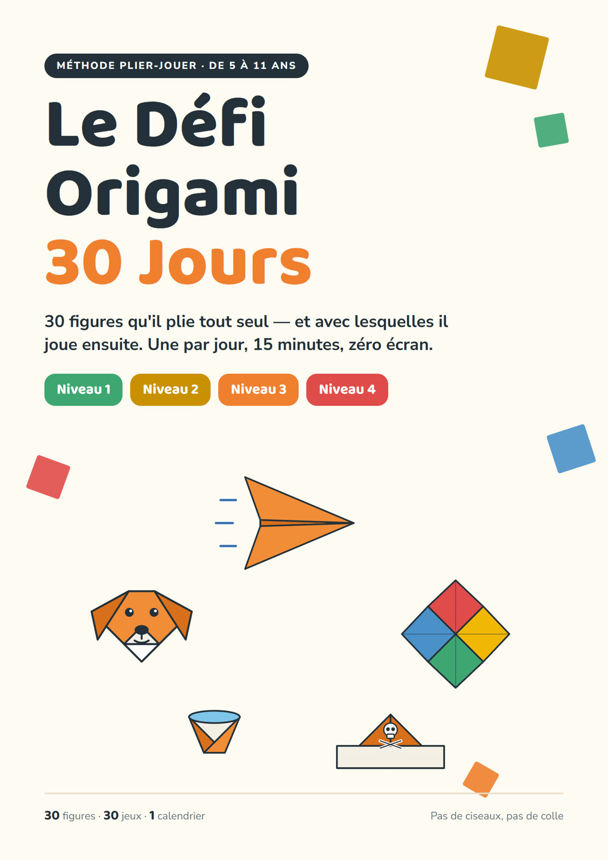 La couverture du Défi Origami 30 Jours